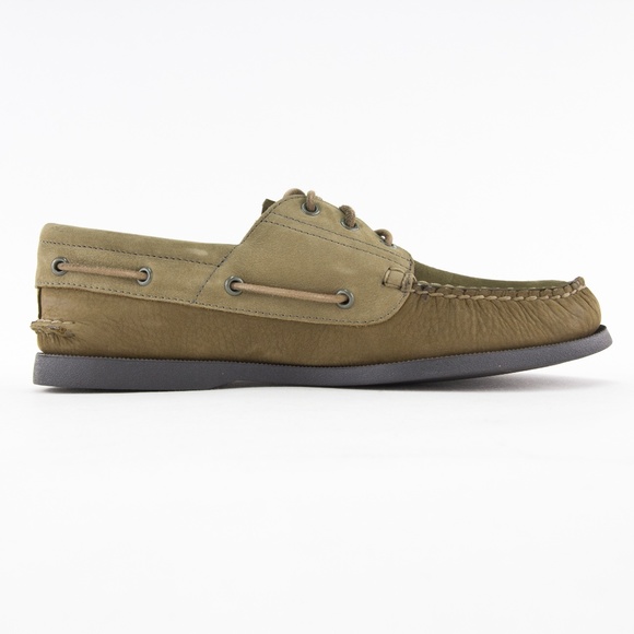 Sperry x J. Crew 3 Eye Leather Boat Shoe Top Sider - Picture 4 of 10